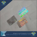 High quality custom one time use iridescent color 3D laser hologram label sticker